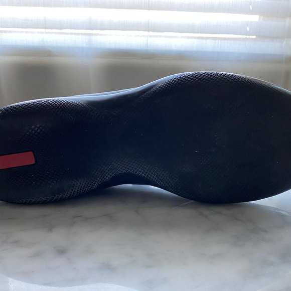 Prada Men's Black Loafer - PS0950 Size 8.5 - Excellent Condition - Picture 11 of 14